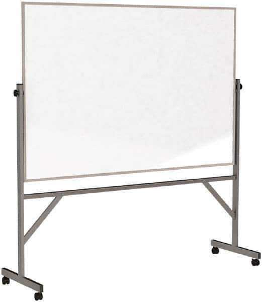 Ghent - 78" High x 77" Wide Reversible Dry Erase Board - Acrylate, 20" Deep, Includes Eraser & 4 Markers - All Tool & Supply