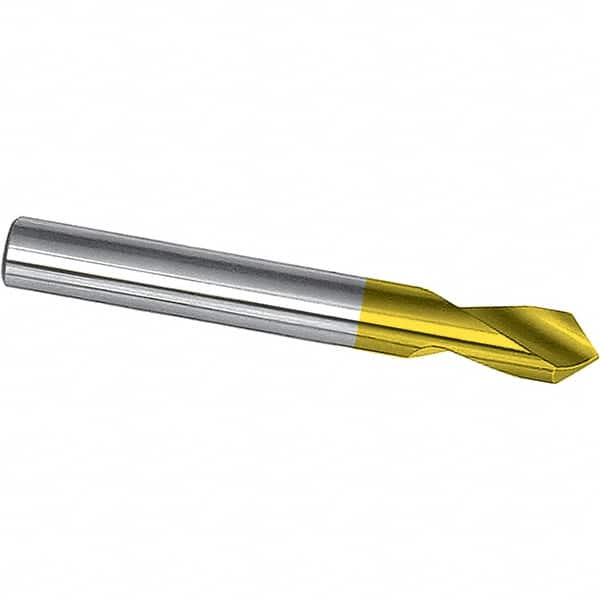 Magafor - 1/8" Body Diam, 90° Point, Cobalt, 2" Overall Length, Spotting Drill - All Tool & Supply