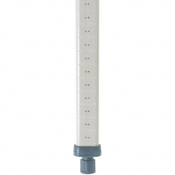 Metro - 54" High, Open Shelving Post - Polymer, Use with Metro Max I Shelving - All Tool & Supply