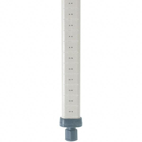 Metro - 74" High, Open Shelving Post - Polymer, Use with Metro Max I Shelving - All Tool & Supply