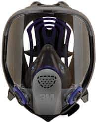 3M - Series FF-400, Size L Full Face Respirator - 6-Point Suspension, Bayonet Connection - All Tool & Supply