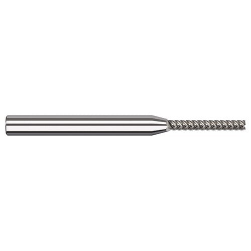 Variable Helix End Mills for Aluminum Alloys - Finishers - 0.1250″ (1/8″) Cutter Diameter × 0.3750″ (3/8″) Length of Cut Carbide Square End Mill Finisher for Aluminum Alloys, 5 Flutes