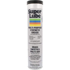 Synco Chemical - 14.1 oz Cartridge Synthetic General Purpose Grease - Translucent White, Food Grade, 450°F Max Temp, NLGIG 1, - All Tool & Supply