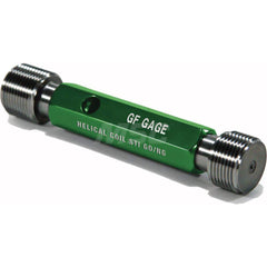 Plug Thread Gage: 9/16-12 Thread, 3B Class, Double End, Go & No Go Handle Included