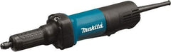 Makita - 1/4" Collet, 25,000 RPM, Inline Handle Electric Die Grinder - 120 Volts, 3.5 Amps, 8.2' Cord - All Tool & Supply