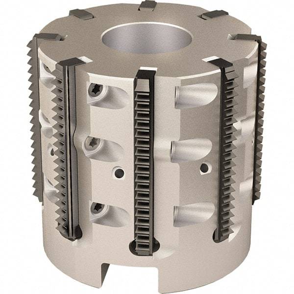 Vargus - 1.929" Cut Diam, 7.874" Max Depth of Cut, 3/4" Arbor Hole Diam, Internal/External Indexable Thread Mill - Insert Style 40L, 7 Inserts, Toolholder Style RTMC-D, 1.97" OAL - All Tool & Supply