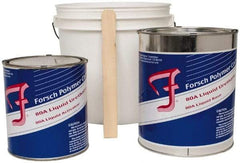 Forsch Polymer Corp - 10 Lb Kit Tan Polyurethane Castable Rubber - 100°F Max Operating Temp, 30 min Tack Free Dry Time, 24 hr Full Cure Time, Series URS 5180 - All Tool & Supply