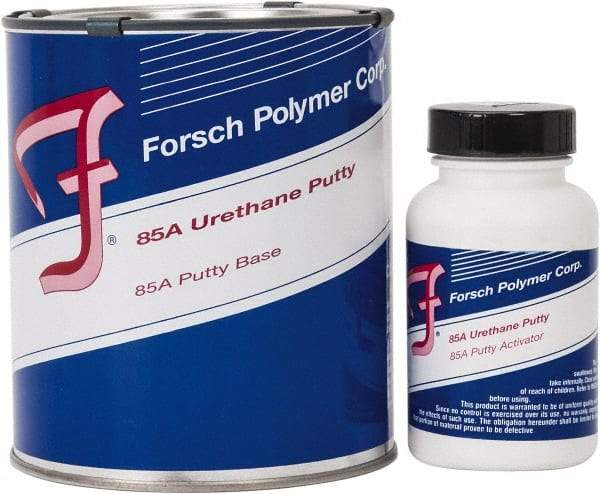 Forsch Polymer Corp - 1 Lb Kit Gray Urethane Putty - 20 min Tack Free Dry Time, 48 hr Full Cure Time, Series URS 5685 - All Tool & Supply