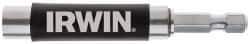 Irwin - 1/4" Magnetic Quick Release Bit Holder - 1/4" Hex Drive, 4-11/16" OAL - All Tool & Supply