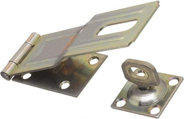 National Mfg. - 1-3/4" Wide, Swivel Staple Safety Hasp - Steel - All Tool & Supply