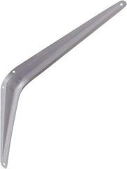 National Mfg. - 100 Lb Capacity, Gray Shelf Brackets - 10" Long x 12" High x 1 3/4" Wide - All Tool & Supply