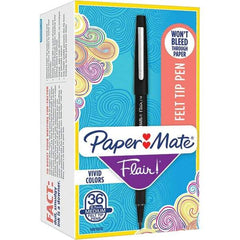 Paper Mate - Pens & Pencils Type: Porous Point Pen Color: Black - All Tool & Supply