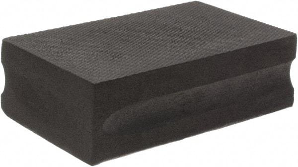 Brite Star - 120 Grit, Diamond Hand Pad - Black, 2-1/4" Wide x 3-3/4" Long, Coated - All Tool & Supply