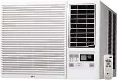 LG Electronics - 23000 BTU, 208/230 Volt Window Air Conditioner with Electric Heat - 11.5/10.6 Amp Rating, 25" Wide x 30-1/2" Deep x 16" High - All Tool & Supply