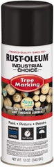 Rust-Oleum - 12 fl oz Black Marking Paint - 300' Coverage, Modified Alkyd Formula, >500 gL VOC - All Tool & Supply