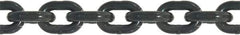 Value Collection - 5/8" Welded Alloy Chain - 18,100 Lb Capacity, Grade 80, 150' Long, Black Finish - All Tool & Supply