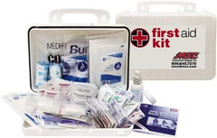 Medique - 150 Piece, 25 Person, Industrial First Aid Kit - 9-1/4" Wide x 6-3/4" Deep x 3" High, Plastic Case - All Tool & Supply