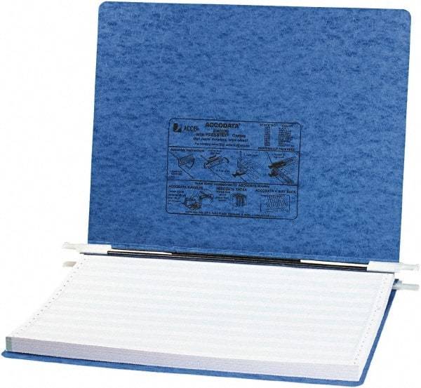 ACCO - 6", Letter Size, Light Blue, Hanging Data Binders - All Tool & Supply