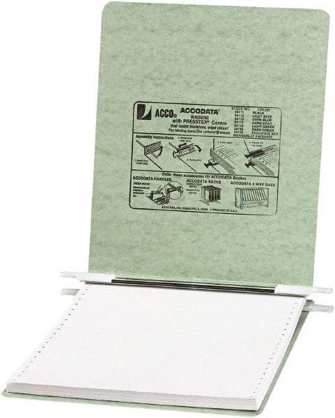 ACCO - 6", Letter Size, Light Green, Hanging Data Binders - All Tool & Supply