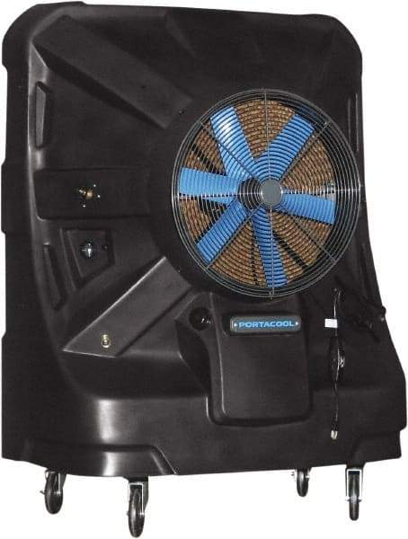 PortaCool - 24" Blade, 55 Gal Capacity, 0.7 hp, 9,000 CFM Evaporative Cooler - 9 Amp Rating, 110 Volts, Infinitely Variable Speed - All Tool & Supply