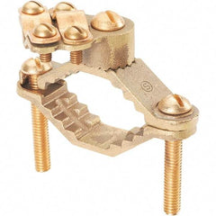 Panduit - Grounding Clamp - Bronze, 1.65" OAL - All Tool & Supply