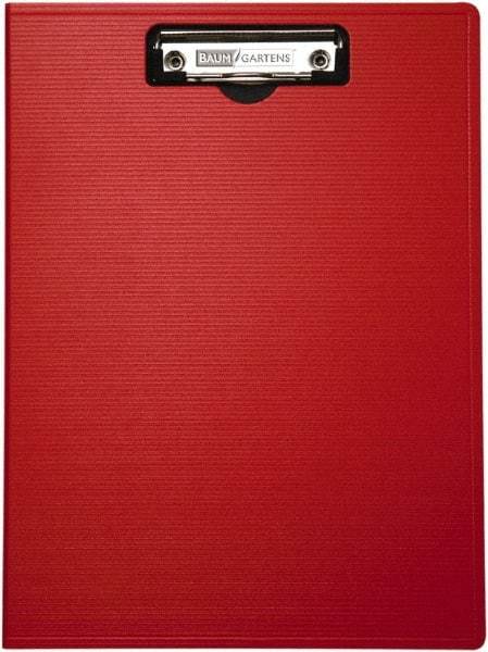 Baum/Gartens - 13-1/4 Inch Long x 9-1/4 Inch Wide, Clip Board - Red - All Tool & Supply