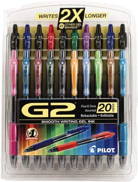 Pilot - Conical Roller Ball Pen - Assorted Colors - All Tool & Supply