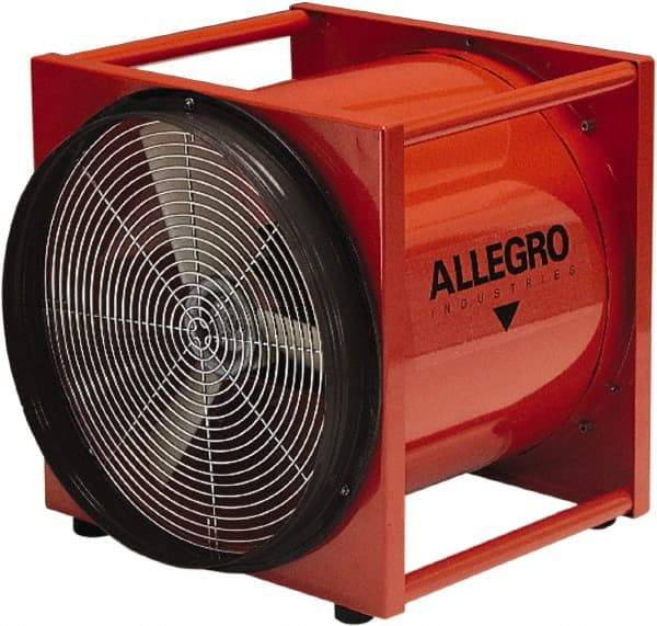 Allegro - 20" Inlet, Electric AC Axial Blower - 1.5 hp, 6,837 CFM (Free Air), Explosion Proof, 230 Max Voltage Rating - All Tool & Supply