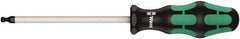 Wera - 1/2" Hex Ball End Driver - 6" Bade Length, Ergonomic Cushion Grip Handle, 267mm OAL - All Tool & Supply