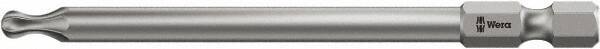 Wera - T30 Torx Bit - 1/4" Hex Drive, 3-1/2" OAL - All Tool & Supply