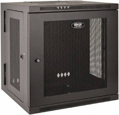 Tripp-Lite - 23-1/2" Overall Width x 12" Rack Height x 21-5/8" Overall Depth Data Cable Enclosure - 200 Lb Capacity, Black - All Tool & Supply