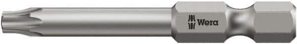 Wera - 1/4" Drive T27 Torx Plus Screwdriver Bit - 2" OAL, Tamper Resistant Bit - All Tool & Supply