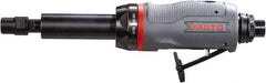 Proto - 1/4" Collet, Straight Handle, Straight Air Die Grinder - 23,000 RPM, Rear Exhaust, 4 CFM, 0.5 hp, 90 psi, 1/4" Inlet - All Tool & Supply