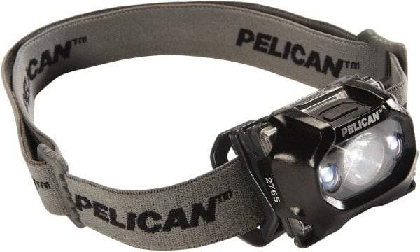 Pelican Products, Inc. - White LED Bulb, 105 Lumens, Hands-free Flashlight - Black Plastic Body, 3 AAA Alkaline Batteries Included - All Tool & Supply