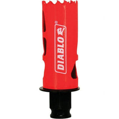 Freud - 1-1/8" Diam, 2-3/8" Cutting Depth, Hole Saw - Bi-Metal Saw, Toothed Edge - All Tool & Supply