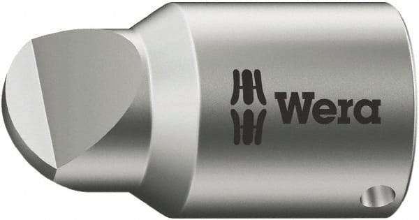 Wera - 1/4" Drive, #2 Point, Standard Slotted Screwdriver Socket - #2 Point - All Tool & Supply