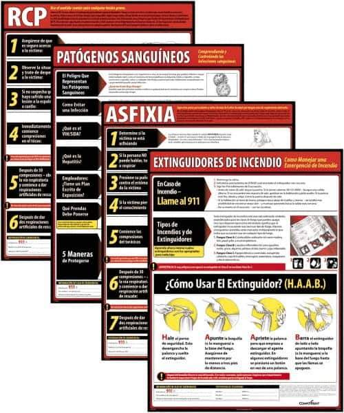 ComplyRight - Regulatory Compliance General Safety & Accident Prevention Training Kit - English, 18" Wide x 24" High - All Tool & Supply