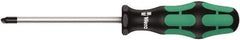 Wera - 3-1/8" Blade Length Tri-Point Screwdriver - All Tool & Supply