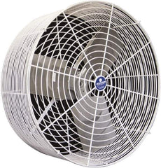 Schaefer Ventilation Equipment - 24" Blade, 1/2 hp, 7,000 CFM, Industrial Circulation Fan - Ceiling Mount, 1 Speed - All Tool & Supply