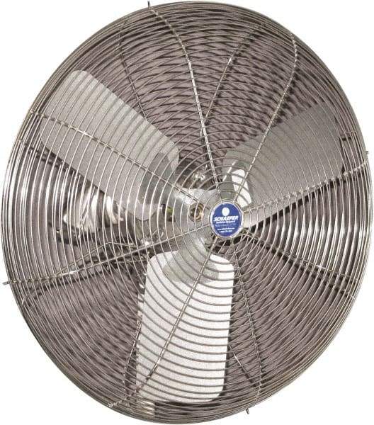 Schaefer Ventilation Equipment - 30" Blade, 1/2 hp, 10,650 CFM, Industrial Circulation Fan - Fan Head Only, 1 Speed - All Tool & Supply