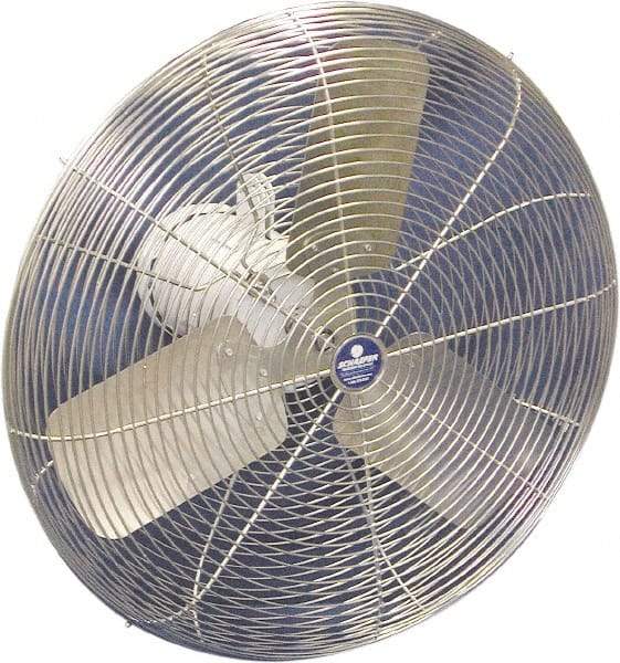 Schaefer Ventilation Equipment - 30" Blade, 1/2 hp, 10,030 CFM, Industrial Circulation Fan - Fan Head Only, 1 Speed - All Tool & Supply