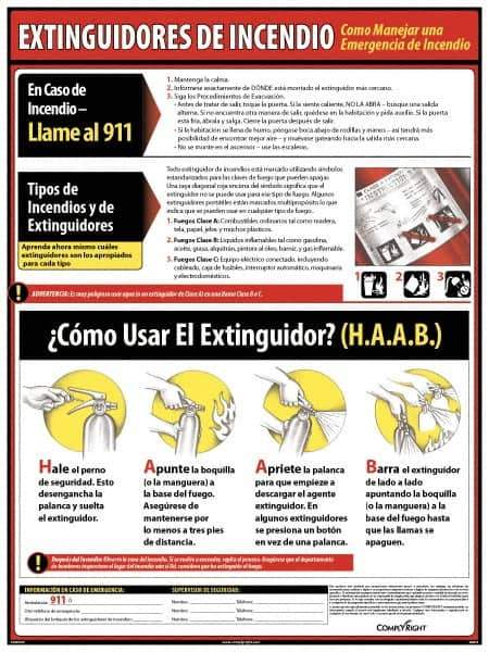 ComplyRight - Regulatory Compliance General Safety & Accident Prevention Training Kit - Spanish, 18" Wide x 24" High - All Tool & Supply