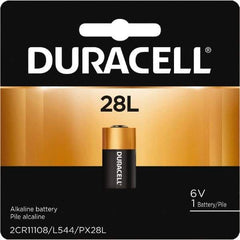 Duracell - Size 28L, Lithium, 1 Pack, Standard Battery - 6 Volts, Button Tab Terminal, 2CR11108, ANSI 1406LC Regulated - All Tool & Supply