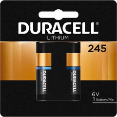 Duracell - Size 245, Lithium, 1 Pack, Button & Coin Cell Battery - 6 Volts, Flat Terminal, 2CR5, ANSI 5032LC Regulated - All Tool & Supply