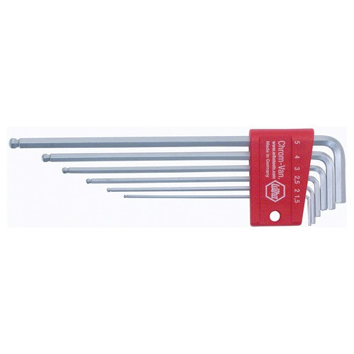 6PC SET BALL END HEX L KEY METRIC - All Tool & Supply