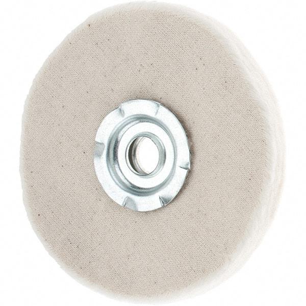 Value Collection - 4" Diam x 1/4" Thick Unmounted Buffing Wheel - 20 Ply, Polishing, 1" Arbor Hole, Soft Density - All Tool & Supply