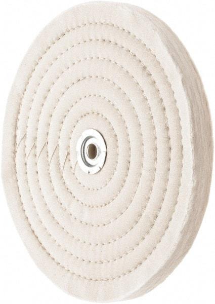 Value Collection - 10" Diam x 3/4" Thick Unmounted Buffing Wheel - 60 Ply, Polishing, 1" Arbor Hole, Medium Density - All Tool & Supply