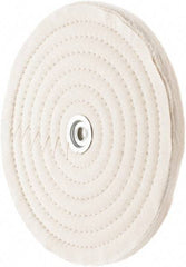 Value Collection - 10" Diam x 1/2" Thick Unmounted Buffing Wheel - 50 Ply, Polishing, 1" Arbor Hole, Medium Density - All Tool & Supply