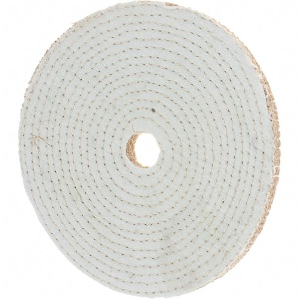 Value Collection - 10" Diam x 1/4" Thick Unmounted Buffing Wheel - 40 Ply, Polishing, 1-1/4" Arbor Hole, Hard Density - All Tool & Supply