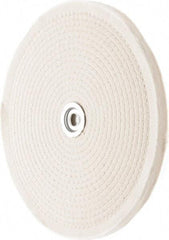 Value Collection - 10" Diam x 1/2" Thick Unmounted Buffing Wheel - 50 Ply, Polishing, 1" Arbor Hole, Hard Density - All Tool & Supply